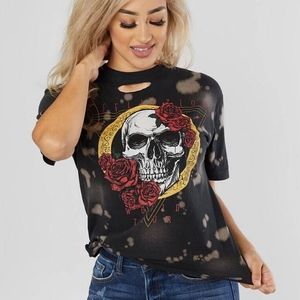 Affliction Skull World Tour Distressed Tee